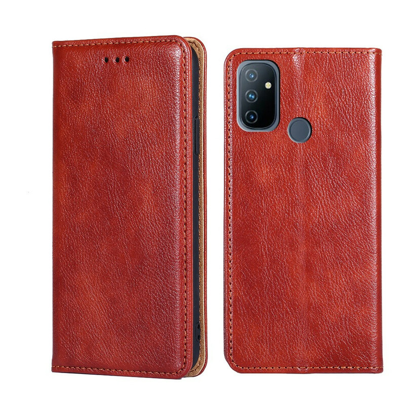Capa Flip Cover OnePlus Nord N100 Estilo Couro Fino
