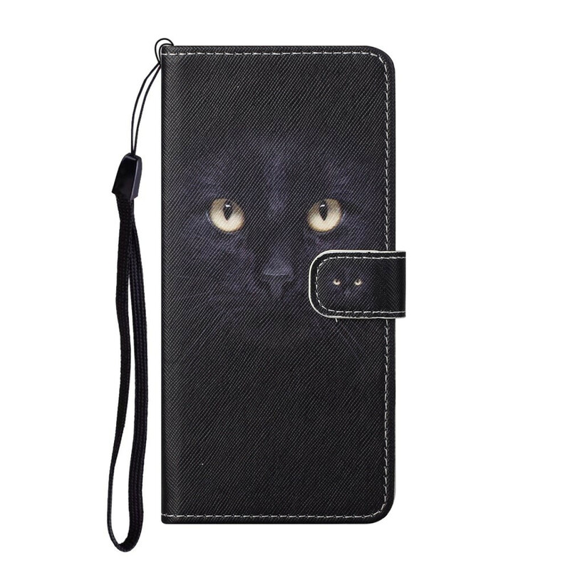 Capa Huawei P Smart 2021 Black Cat Eye Case com CordÃ£o