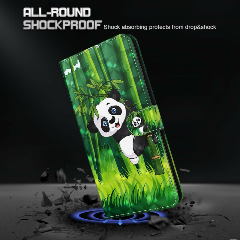 Capa Huawei P Smart 2021 Panda e Bamboo