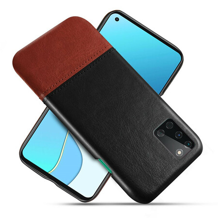 OnePlus 8T Capa de couro de dois tons KSQ