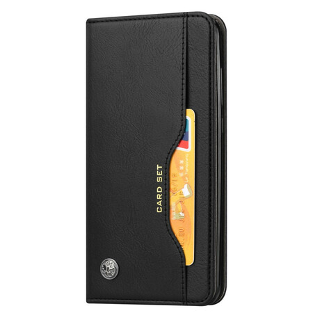 Capa Flip Cover OnePlus 8T Capa de cartão em pele