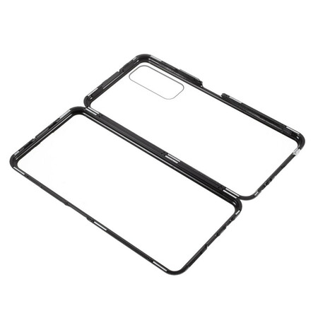 Huawei P Smart 2021 Tampa frontal e traseira de vidro e metal temperado