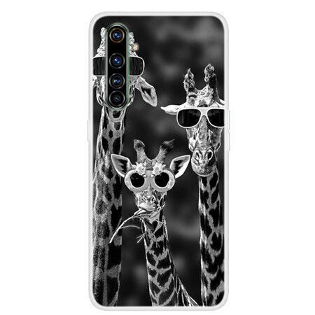 Hull Realme 6 Girafas com Óculos