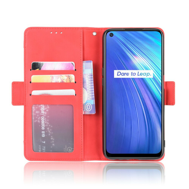 Realme 6 Capa Multi-Cartão de Primeira Classe