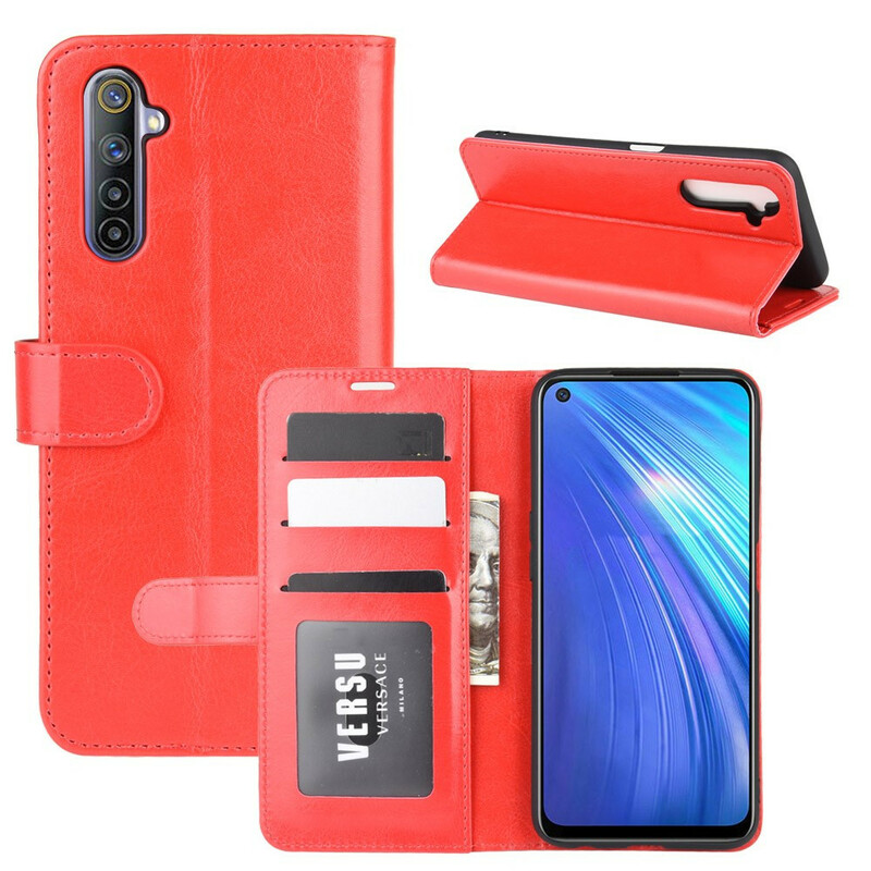 Capa de Textura em Couro Realme 6