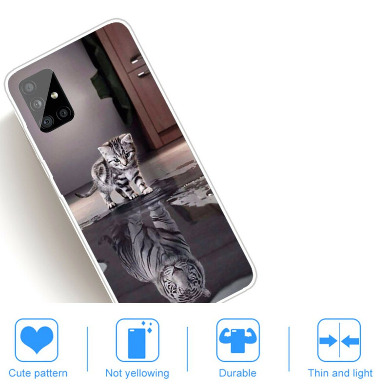 Samsung Galaxy A51 Capa Ernest, o Tigre