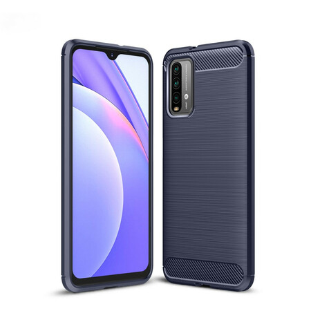 Xiaomi Poco M3 Capa de fibra de carbono escovada