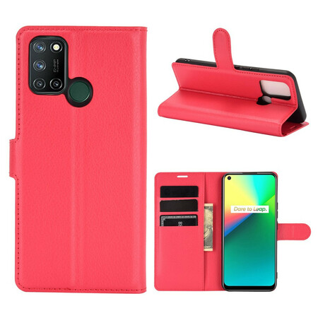 Realme 7i Classic Lychee Cobertura de Efeito Lychee
