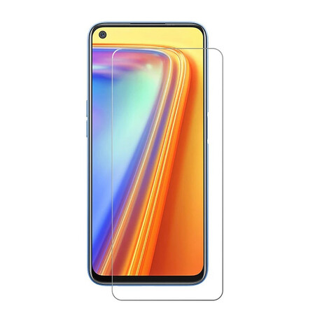 PelÃcula pelÃcula pelÃcula protectoraaa de ecrã de vidro temperado Arc Edge para o Realme 7i