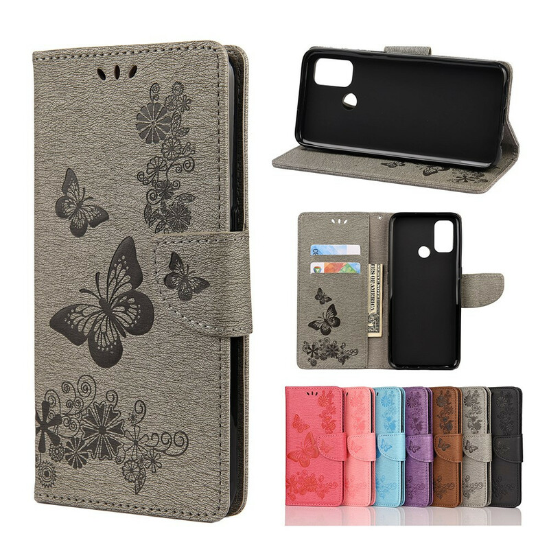 Oppos A53 / A53s Butterflies Only Case with Strap