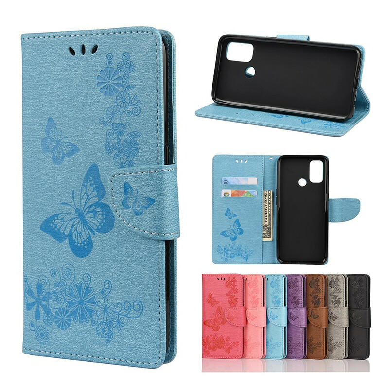 Oppos A53 / A53s Butterflies Only Case with Strap