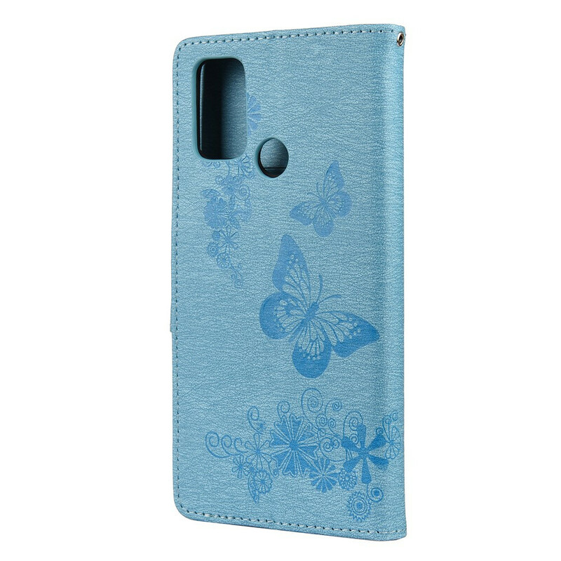 Oppos A53 / A53s Butterflies Only Case with Strap