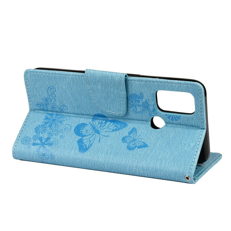 Oppos A53 / A53s Butterflies Only Case with Strap