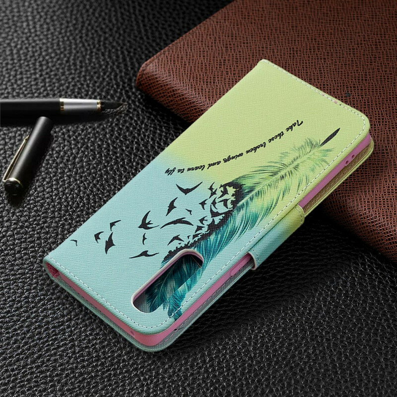 Oppo Find X2 Neo Feather Learn To Fly Case