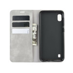 Capa Flip Cover Samsung Galaxy A10 Leather Effect Vintage Stylish