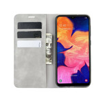 Capa Flip Cover Samsung Galaxy A10 Leather Effect Vintage Stylish