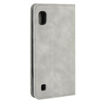 Capa Flip Cover Samsung Galaxy A10 Leather Effect Vintage Stylish