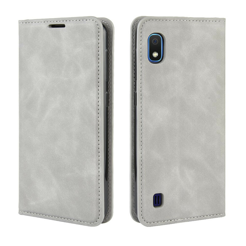 Capa Flip Cover Samsung Galaxy A10 Leather Effect Vintage Stylish