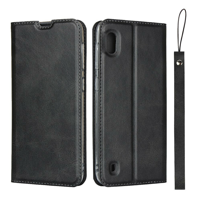 Capa Viragem Samsung Galaxy A10 CordÃ£o de Couro Classy Strap