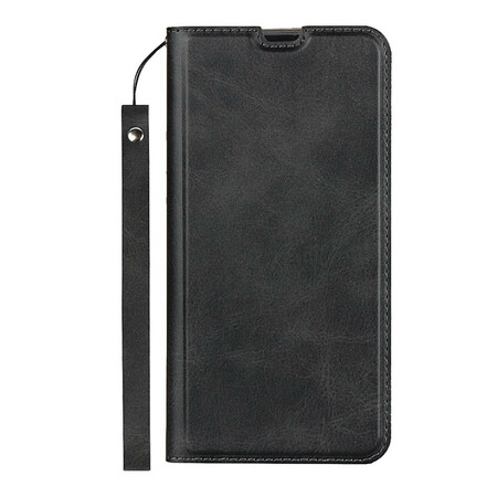 Capa Viragem Samsung Galaxy A10 Cordão de Couro Classy Strap