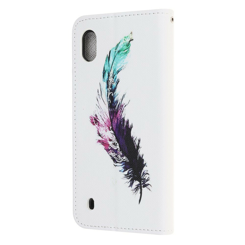 Samsung Galaxy A10 Capa de CordÃ£o de Pena