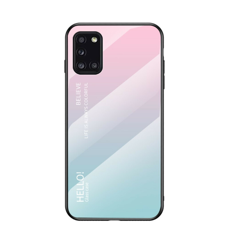 Samsung Galaxy A31 Capa de vidro temperado Olá