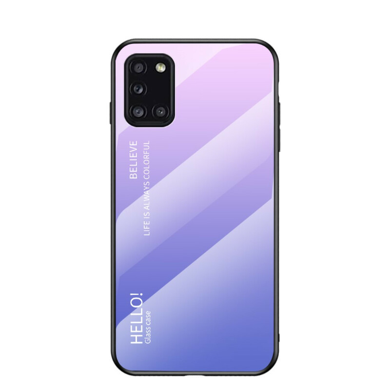 Samsung Galaxy A31 Capa de vidro temperado Olá