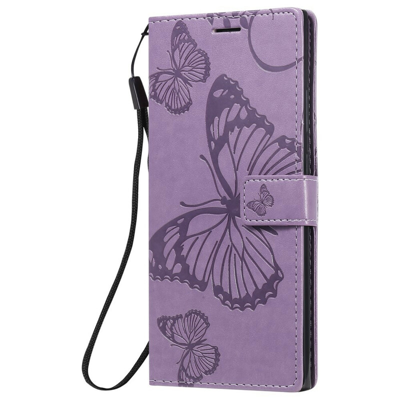 Samsung Galaxy Note 20 Ultra Case Butterflies Gigantes com Pulseira