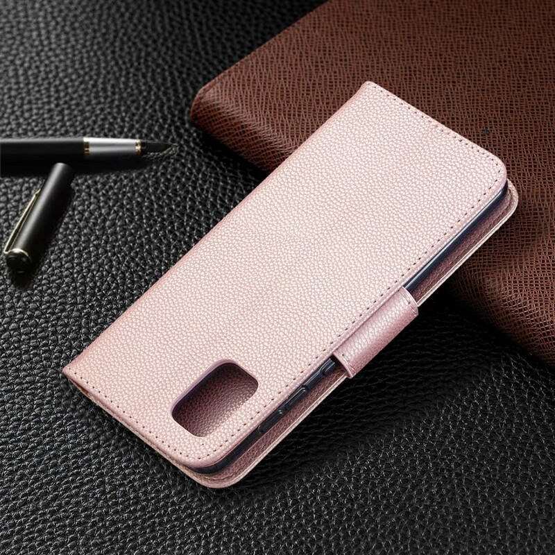 Samsung Galaxy A31 Capa Lychee Flap oblíqua