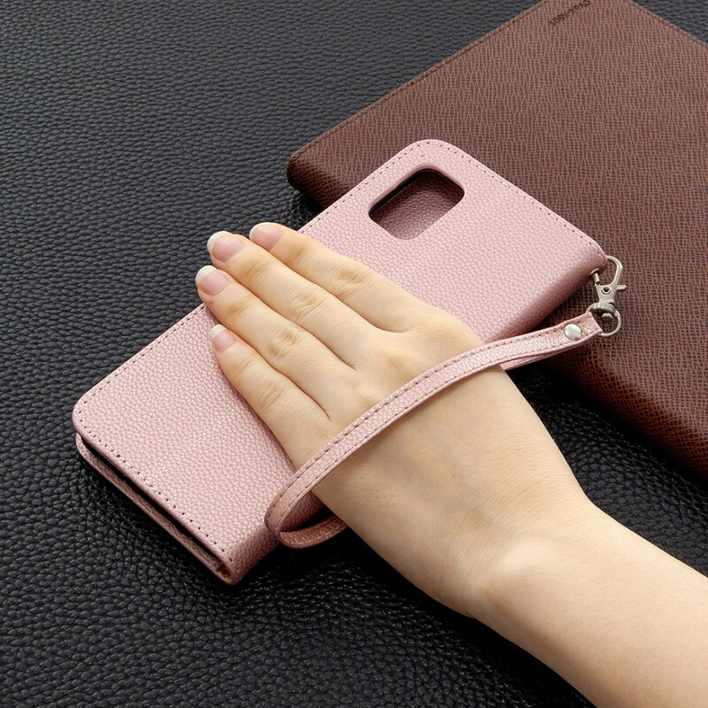 Samsung Galaxy A31 Capa Lychee Flap oblíqua