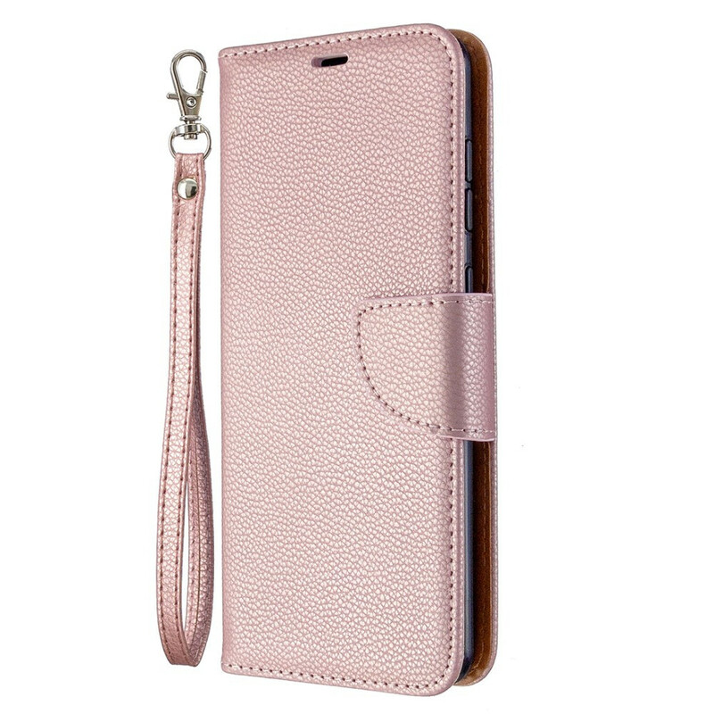 Samsung Galaxy A31 Capa Lychee Flap oblíqua