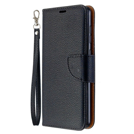 Samsung Galaxy A31 Capa Lychee Flap oblíqua