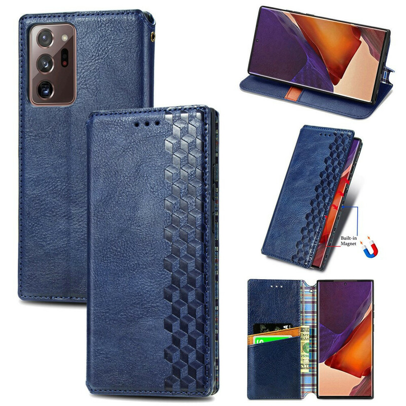 Capa Samsung Galaxy Note 20 Efeito Ultra Leather Band Diamond