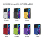 Samsung Galaxy Note 20 Capa de cartão Ultra com alçapão e suporte