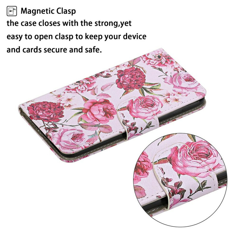 Samsung Galaxy A31 Case Magistral Flowers com CordÃ£o