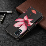 Capa de bolso Samsung Galaxy A51 Zipped Pocket Flower