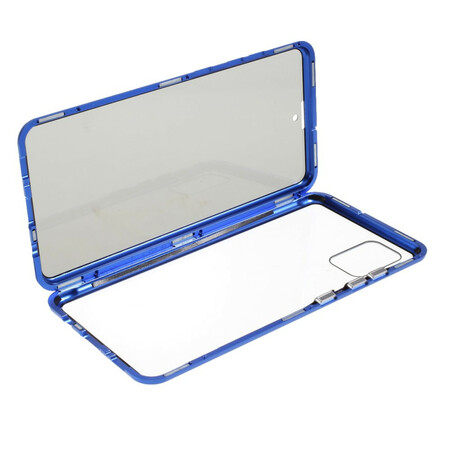 Samsung Galaxy A51 Case Metal e Bordas de Vidro Temperado