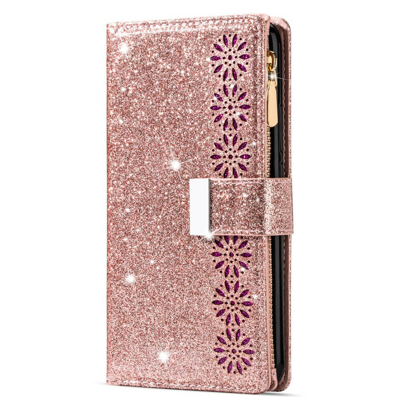 Capa Samsung Galaxy A31 Glitter Capa com fecho de correr