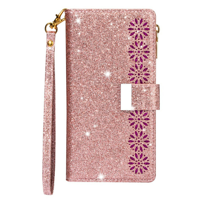 Capa Samsung Galaxy A31 Glitter Capa com fecho de correr