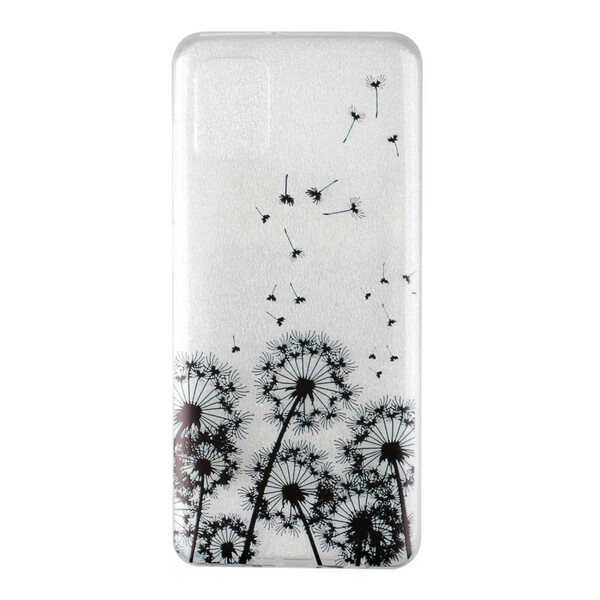 Samsung Galaxy A31 Capa transparente Black Dandelion