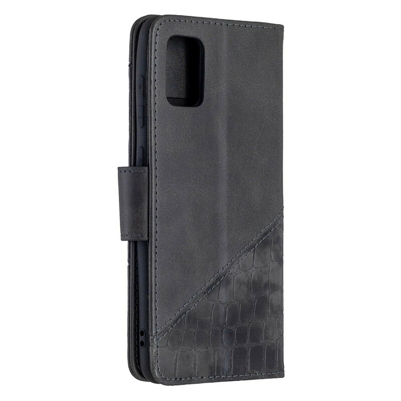 Capa clássico de pele de crocodilo Samsung Galaxy A31 Capa clássico de pele de crocodilo Samsung Galaxy A31