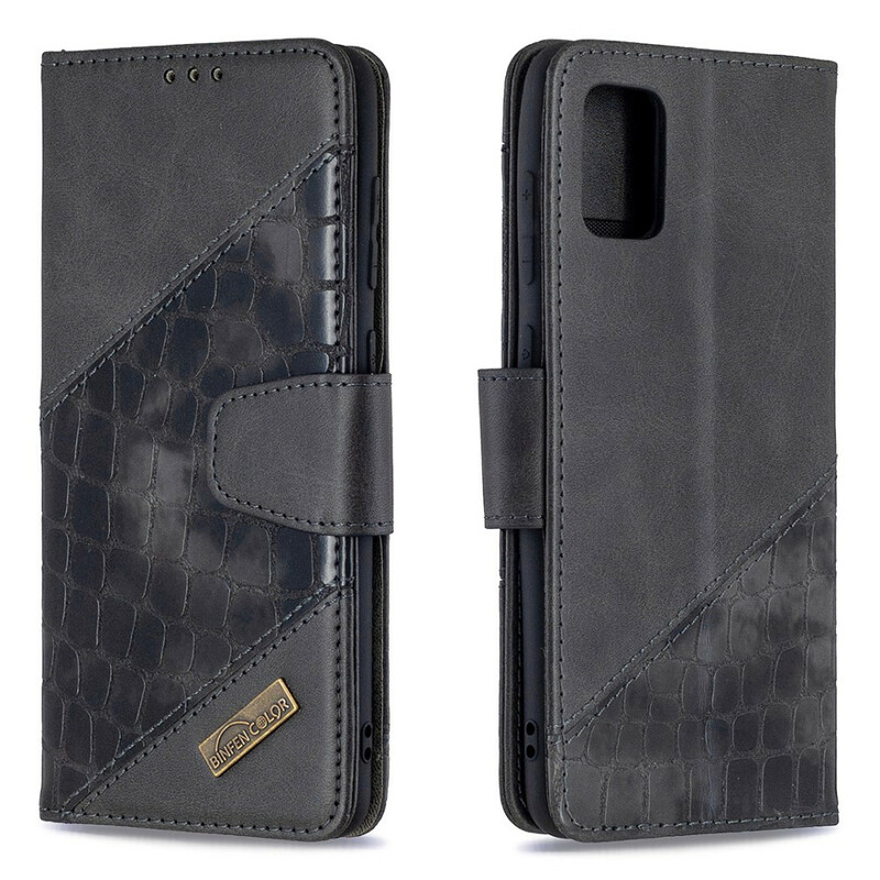 Capa clássico de pele de crocodilo Samsung Galaxy A31 Capa clássico de pele de crocodilo Samsung Galaxy A31