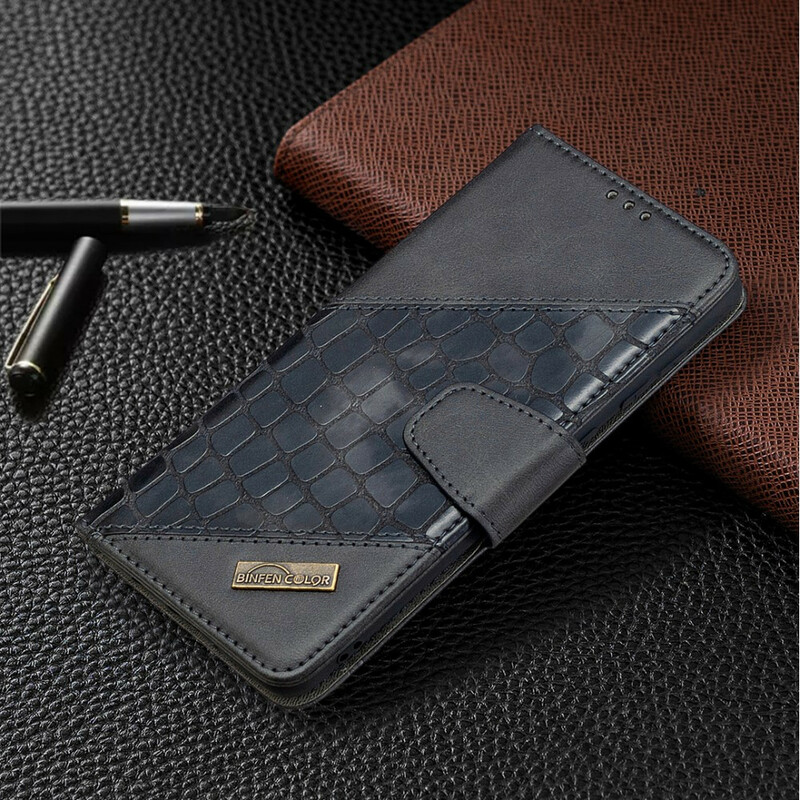 Capa clássico de pele de crocodilo Samsung Galaxy A31 Capa clássico de pele de crocodilo Samsung Galaxy A31