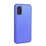 Tampa Flip Cover Samsung Galaxy A31 Fibra de Carbono