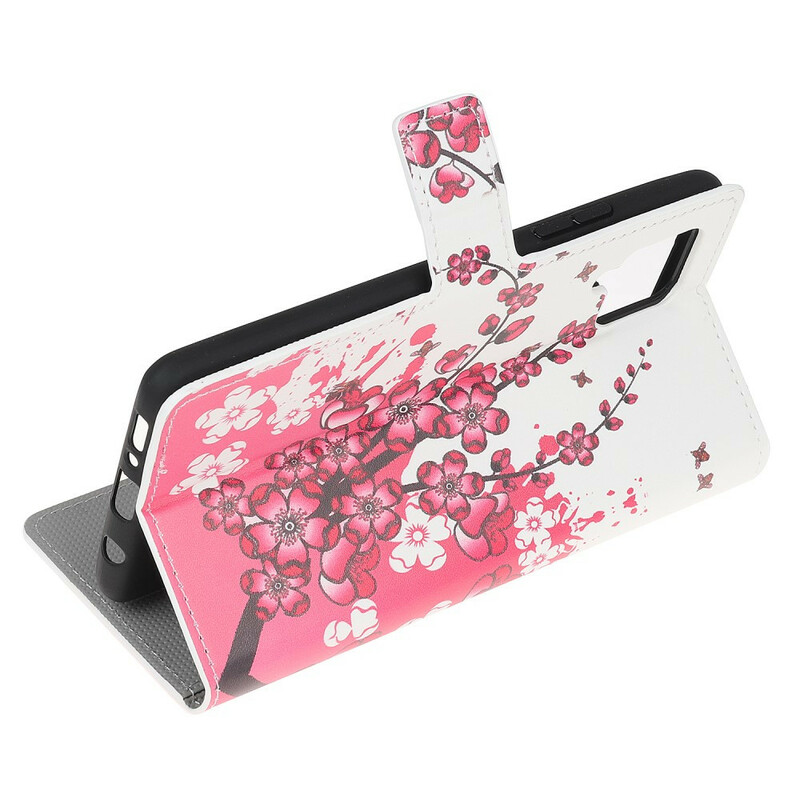 Capa Samsung Galaxy A12 Flores Tropicais