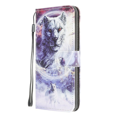 Capa de Inverno com Cordão Samsung Galaxy A12 Winter Wolf