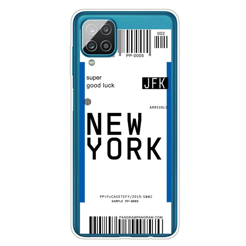 Passe de embarque Samsung Galaxy A12 para Nova Iorque