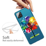 Capa Samsung Galaxy A12 Clear Watercolour Tree