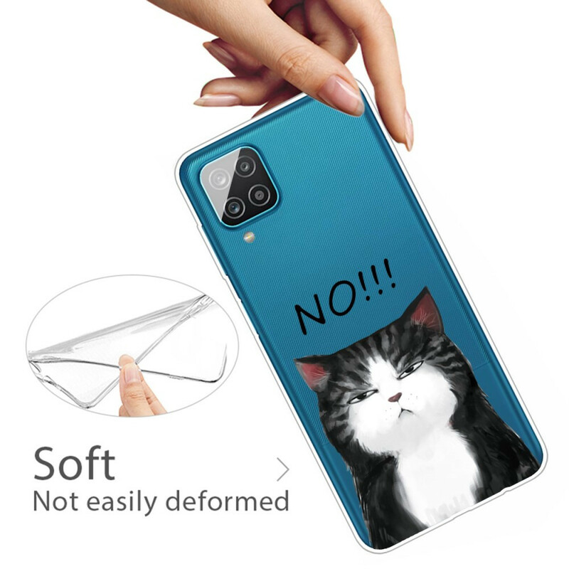 Samsung Galaxy A12 Case The Cat That Says No