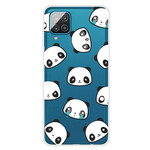 Samsung Galaxy A12 Clear Case Sentimental Pandas